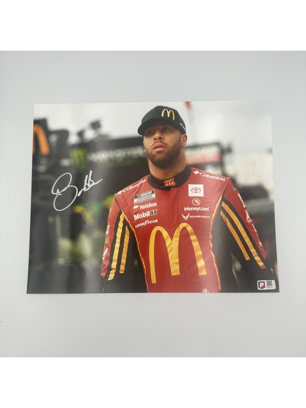 Bubba Wallace Signed 11" x 14" NASCAR Photo McDonalds Pristine Authentic COA